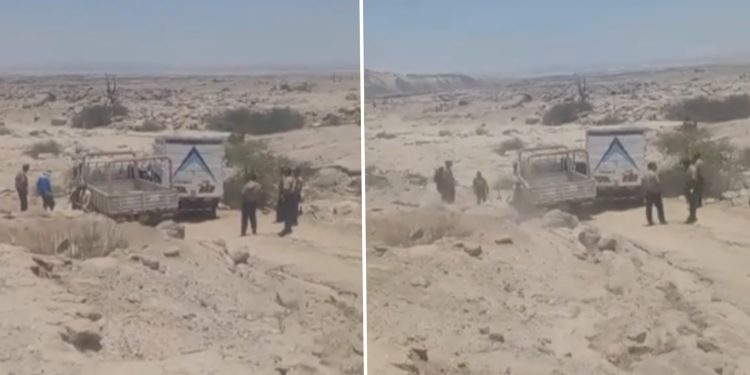 Yauca: policía encuentra la caleta donde se escondía 2 camiones robados