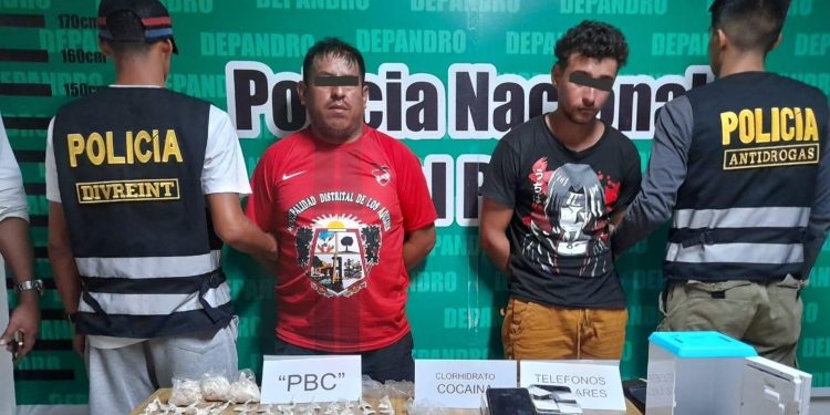 Ica: policía detiene a dos sujetos presumiblemente dedicados a la microcomercialización de drogas
