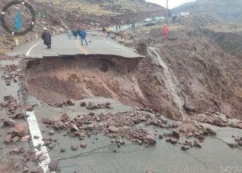 Huaico deja tramos de la Carretera Binacional Moquegua – Puno intransitables