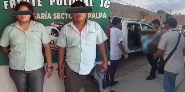 Ica: policía detiene a conductor y cobradora, presuntamente incursos en el delito de abandono de personas en peligro