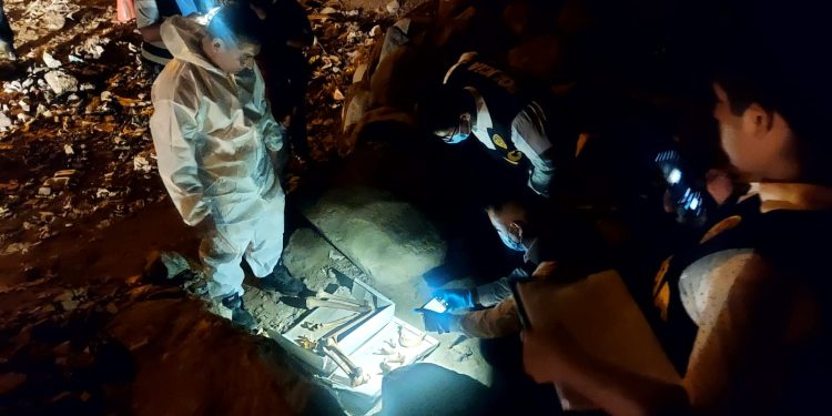 Descubrimiento de restos óseos humanos antiguos en Parcona