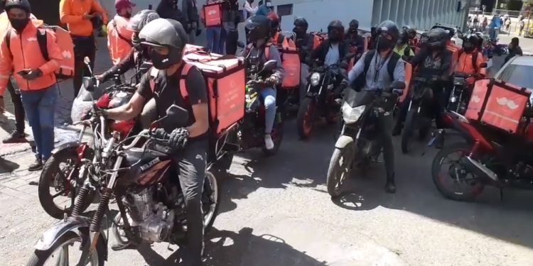 Trabajadores de aplicativos delivery anuncian paro nacional