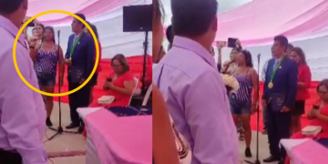 Tumbes: ¡En pleno San Valentín! Mujer intentó evitar el matrimonio de su expareja