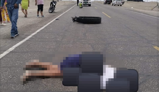 Hallan hombre sin vida en la Carretera Panamericana Sur