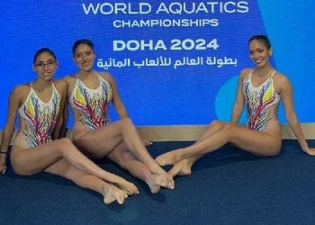 La selección peruana de natación artística inicia participación en el Mundial Doha 2024