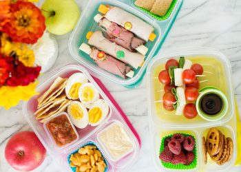 Loncheras saludables y útiles escolares seguros para el inicio del año escolar