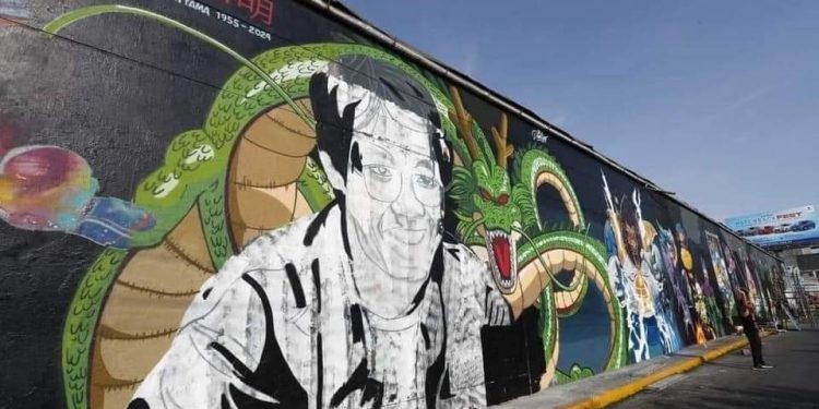 Artistas urbanos rinden emotivo homenaje a Akira Toriyama con mural en Lima