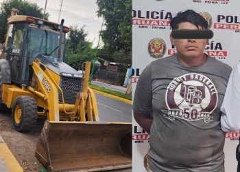 Nasca: Incautan retroexcavadora y detienen a sospechoso de contrabando