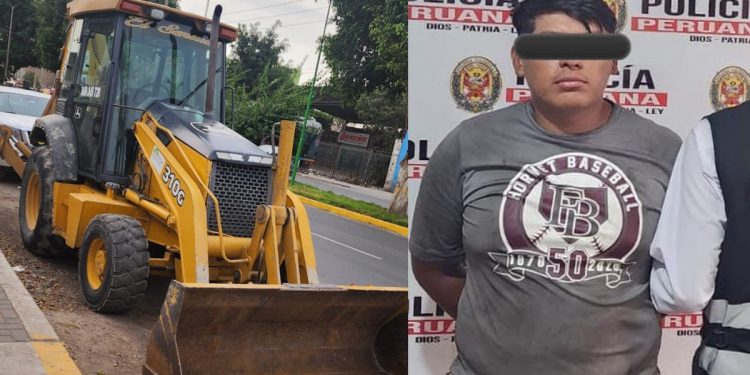 Nasca: Incautan retroexcavadora y detienen a sospechoso de contrabando