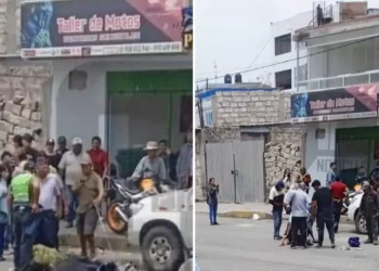 Arequipa: Ladrón intenta fugar, pero cae de motocicleta y vecinos aprovechan para lincharlo