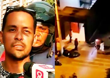 Delivery extranjero fue brutalmente golpeado por tocar el timbre varias veces