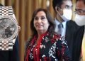 Perú Libre anuncia moción de vacancia contra presidenta por reloj rolex