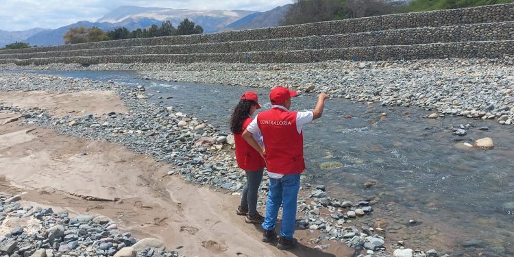 Contraloría alertó deficiencias en gaviones del proyecto de protección de riberas del río Aja en Nasca
