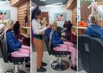 Mujer se negó a pagar sus trenzas y la estilista la dejó pelada