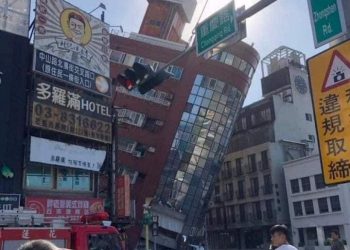 Potente terremoto de 7. 4 sacude Taiwán