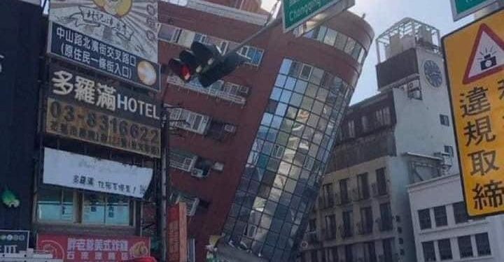 Potente terremoto de 7. 4 sacude Taiwán