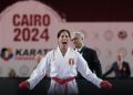 Alexandra Grande conquista medalla de bronce en la Premier League de Karate en El Cairo