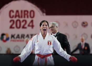 Alexandra Grande conquista medalla de bronce en la Premier League de Karate en El Cairo