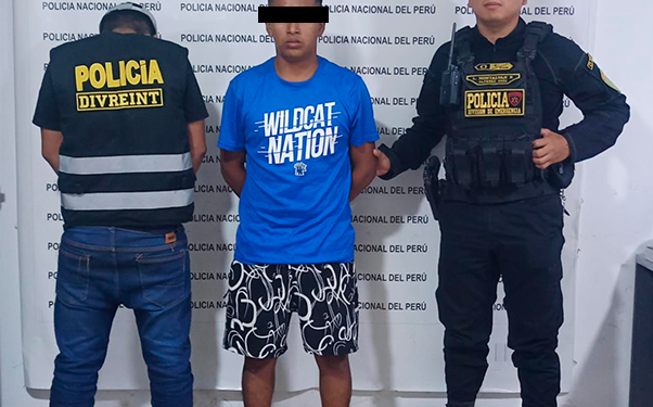 Detenido en la Tinguiña presunto miembro de banda criminal «Los Fierreros Del Sur»