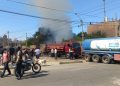 Incendio en vivienda abandonada en Parcona