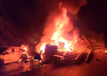 Trágico choque múltiple en la Carretera Central deja un fallecido