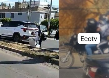 Ica: Delincuentes asaltan camioneta cerca del semáforo de Santo Domingo