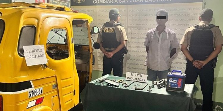 Ica: Policía capturó a sujeto involucrado en robo de vehículo y receptación