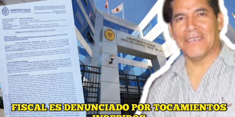 Fiscal provincial es denunciado por tocamientos indebidos