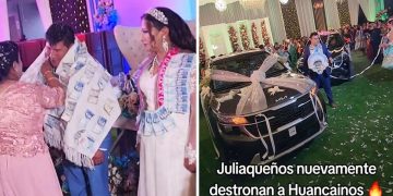 Tiktoker muestra los lujosos carros regalados en matrimonios de Juliaca