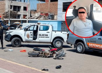 Dos sujetos disfrazados de obreros mataron a madre: huyeron a pie tras chocar la moto en la que escapaban