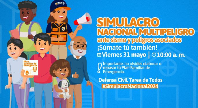 Primer Simulacro Nacional Multipeligro 2024