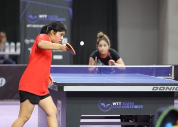 Natzumi Aquije brilla en el WTT Youth Star Contender de tenis de mesa