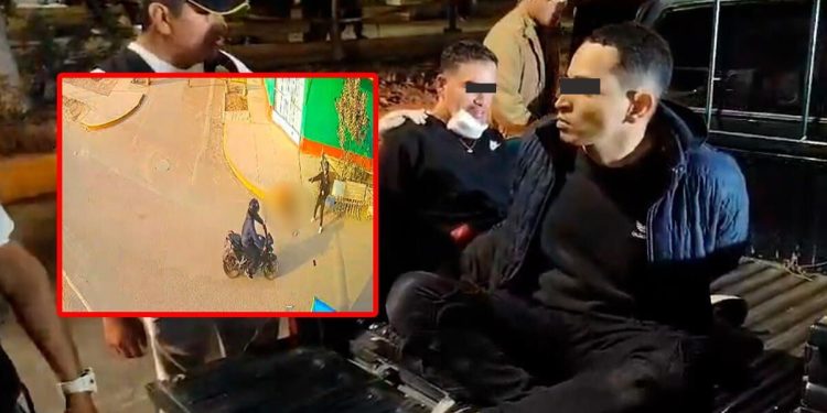 Capturan a 2 sicarios cuando fugaban tras asesinar a mototaxista