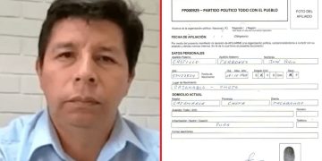 Pedro Castillo anuncia su afiliación al partido «Todo con el Pueblo»