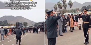 Padre se emociona al ver a su hijo graduado de la PNP y le hace singular pedido: “No manches el uniforme”
