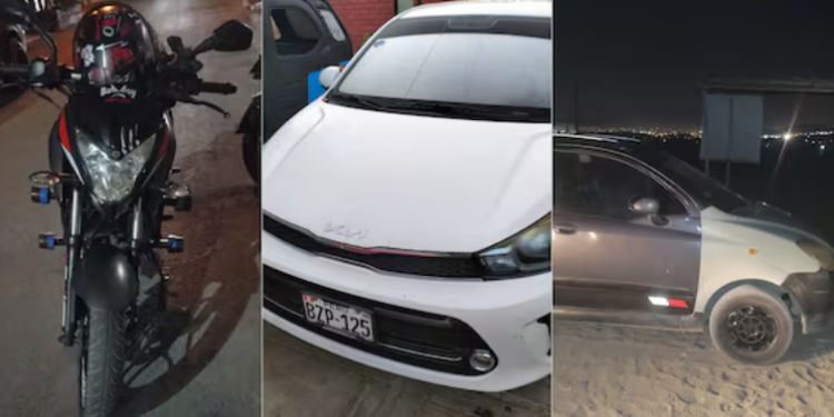 Ica: Policía Nacional recupera tres vehículos que fueron robados con arma de fuego