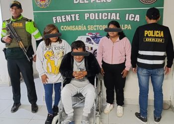 Palpa: policía desbarató a una presunta banda delictiva dedicada al parecer al delito de trata de personas