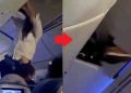 Pasajero de avión termina en maletero debido a fuerte turbulencia durante vuelo