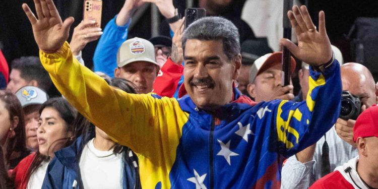 Manifestaciones tras victoria de Nicolás maduro en las elecciones Venezuela 2024.