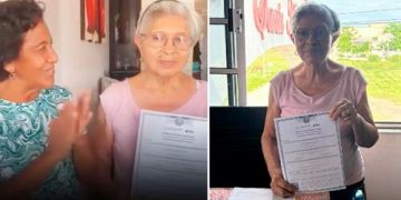 Mujer de 82 años cumple su sueño y termina sus estudios de primaria: «nunca es tarde»