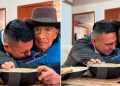 Joven llora agradecido con su abuela por siempre apoyarlo en su infancia: «ahora me toca cuidarte»