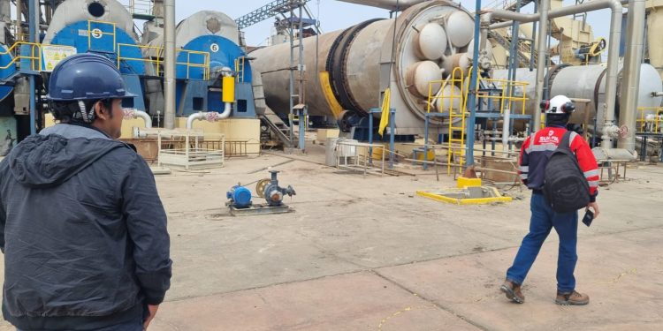 Ica: Sunafil fiscaliza a empresa pesquera Diamante, en seguridad y salud en el trabajo