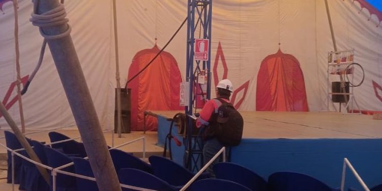 ICA: SUNAFIL ejecuta operativo «Espectáculos seguros 2024 en circos de Ica.