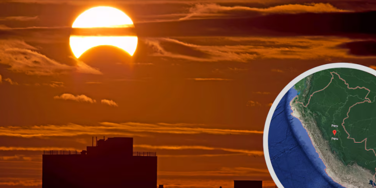 Peruanos podrán ser testigos del eclipse solar parcial