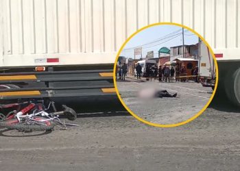 Estibador muere atropellado por tráiler mientras se dirigía a su trabajo en bicicleta