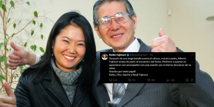 KEIKO FUJIMORI SE PRONUNCIÓ ANTE FALLECIMIENTO DE SU PADRE ALBERTO FUJIMORI