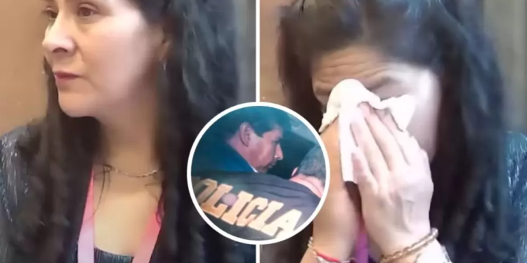 Lilia Paredes reaparece entre lágrimas y dice que Pedro Castillo está mal de salud