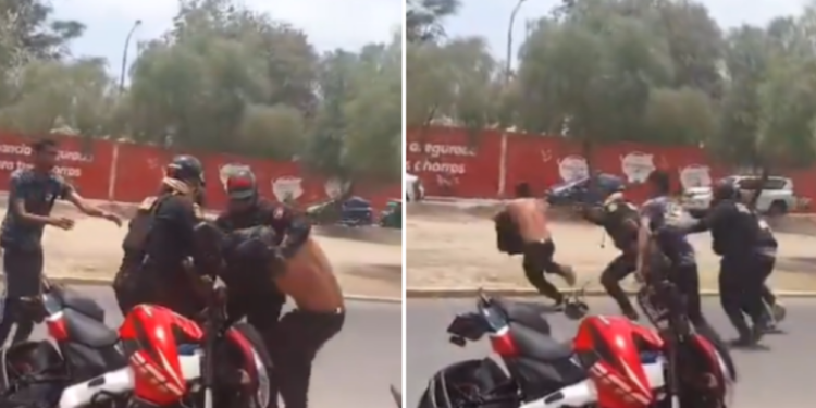 Ica: Ladrón casi se escapa tras luchar contra efectivos policiales