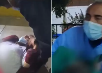 Mujer da a luz en la puerta de un hospital luego de esperar más de 3 horas por atención médica