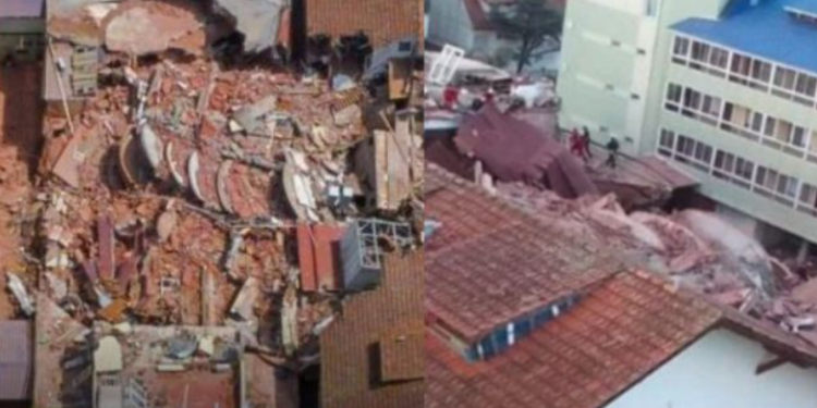 Edificio de diez pisos se desplomó en Argentina